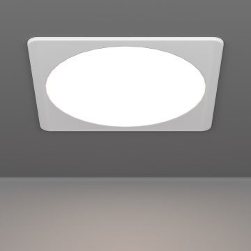 Eglo - Plafonieră LED încastrată, 18,5W, 230V, 2700/4000/6500K, 21,6x21,6 cm, albă