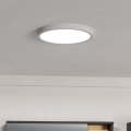 Eglo - Plafonieră LED pentru baie, 14,2 W, 230 V, 2700/4000/6500 K, Ø 27,8 cm, IP44, alb