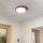 Eglo - Plafonieră LED pentru baie, 14,2W, 230V, 2700/4000/6500K, Ø 27,8 cm, IP44, negru