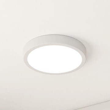 Eglo - Plafonieră LED pentru baie, 17 W, 230 V, alb, IP44, Ø 21 cm