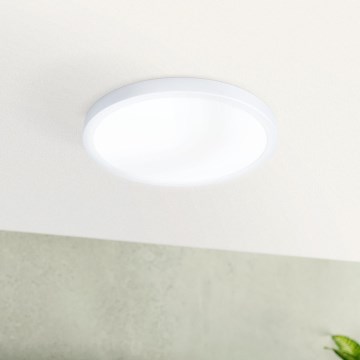 Eglo - Plafonieră LED pentru baie/20,5W/230V IP44 alb Ø 28,5 cm