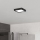 Eglo - Plafonieră LED pentru baie, 7W, 230V, 2700/4000/6500K, 15x15 cm, IP44, negru
