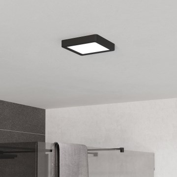 Eglo - Plafonieră LED pentru baie LED/7W/230V 15x15 cm IP44 negru