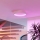 Eglo - Plafonieră LED RGBW dimabilă, 19,6 W, 230 V, 2700-6500 K, Ø35 cm, albă