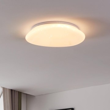 Eglo - Plafonieră LED RGBW dimabilă, 21,6 W/230 V, Ø 43 cm