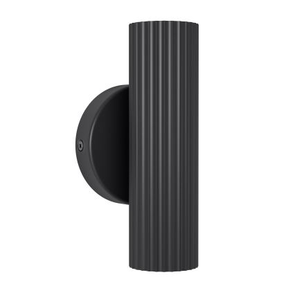 Eglo - Aplică de perete 2xGU10/5W/230V neagră