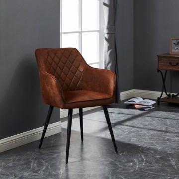Eglo - Scaun de dining 81,5x63 cm maro