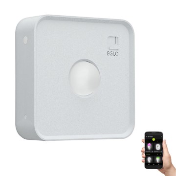 Eglo - Senzor exterior de mișcare și crepuscular CONNECT SENSOR 12 m 3xAA alb IP44