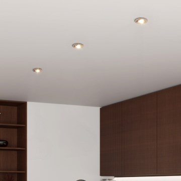 Eglo - Set 3x spot LED încastrat 1xGU10/4,5W/230V crom mat
