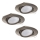 Eglo - Set 3x spot LED încastrat TEDO 1x GU10-LED/5W/230V