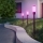 Eglo - Set de 3 lămpi LED RGB de exterior LED/1W/230V IP44 negre + telecomandă