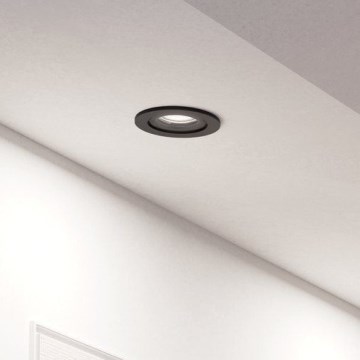 Eglo - Set de 3 spoturi LED încastrate, 1xGU10/4,5W/230V, negru