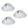 Eglo - Set de 3 spoturi LED încastrate PINEDA LED/6W/230V