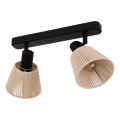 Eglo - Spot aplicat 2xE14/40W/230V bej/negru