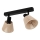 Eglo - Spot aplicat 2xE14/40W/230V bej/negru