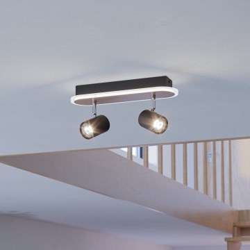 Eglo - Spot LED/12W/230V maro/negru