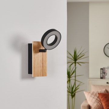 Eglo - Spot LED de perete/4,2W/230V negru/maro