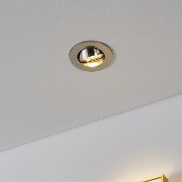 Eglo - Spot LED încastrat pentru tavan 1xGU10/4,5W/230V crom mat