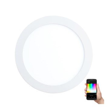 Eglo - Spot LED încastrat RGBW, reglabil, FUEVA-C LED/15,6W/230V Ø 22,5 cm