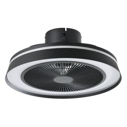 Eglo - Ventilator de tavan LED RGBW reglabil 3xLED/8,5W/230V+LED/6W 2700-6500K Ø 48 cm negru + telecomandă