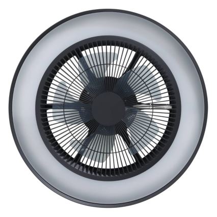 Eglo - Ventilator de tavan LED RGBW reglabil 3xLED/8,5W/230V+LED/6W 2700-6500K Ø 48 cm negru + telecomandă