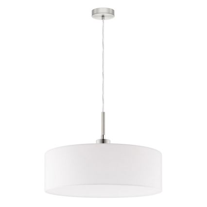 Eglo TUNJA - lustră LED suspendată pe cablu, 1xE27/60W/230V, albă