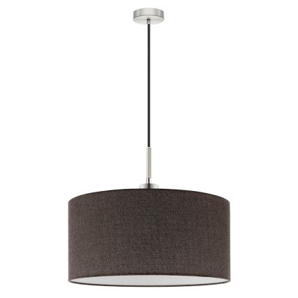 Eglo - TUNJA pendul LED pe cablu, 1xE27/60W/230V, maro