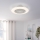 Eglo - Ventilator de tavan LED reglabil 3xLED/12,6W/230V 2700-6500K Ø55 cm alb + telecomandă