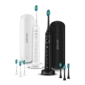 ELDONEX ETB-1010-BW - Set de 2 periuțe sonice SonicPro DuoPack IPX7 negru + alb