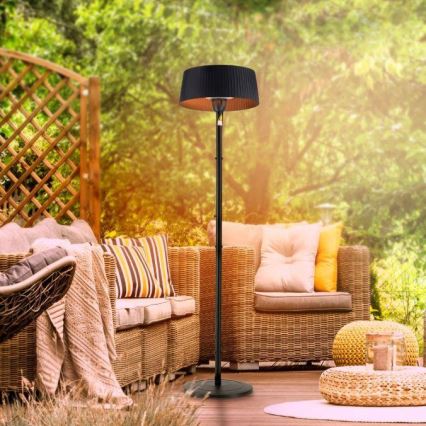 Element de încălzire de exterior Leuchten Direkt 99507-18 GLOW 1500W/230V 1,95 m IP44 negru