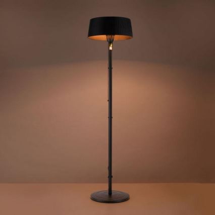 Element de încălzire de exterior Leuchten Direkt 99507-18 GLOW 1500W/230V 1,95 m IP44 negru