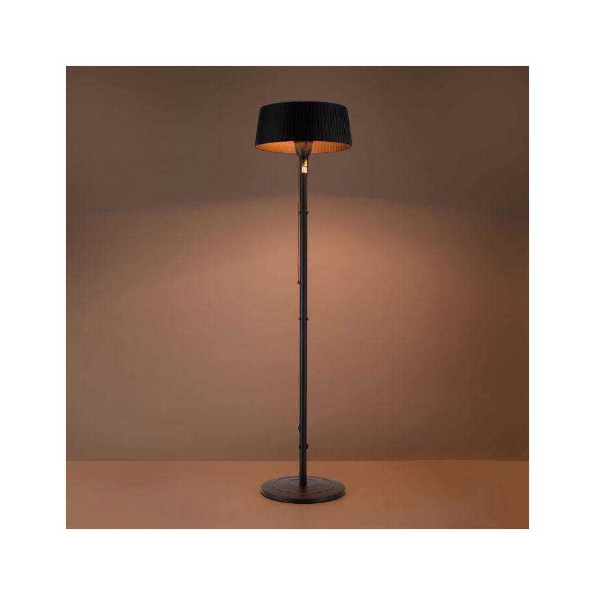 Element de încălzire de exterior Leuchten Direkt 99507-18 GLOW 1500W/230V 1,95 m IP44 negru