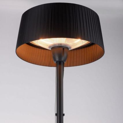 Element de încălzire de exterior Leuchten Direkt 99507-18 GLOW 1500W/230V 1,95 m IP44 negru