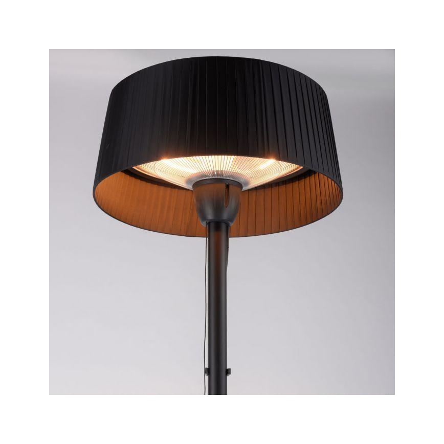 Element de încălzire de exterior Leuchten Direkt 99507-18 GLOW 1500W/230V 1,95 m IP44 negru