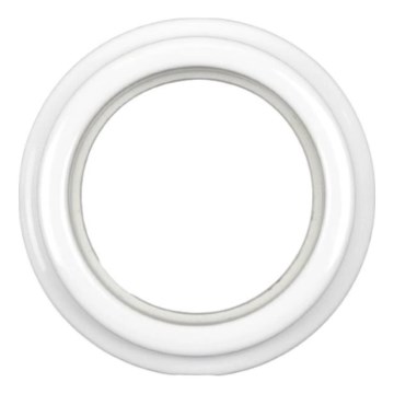 Elhard - Cadru retro din ceramică, simplu, alb