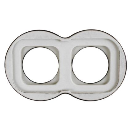 Elhard - Ramă ceramică retro dublă, neagră