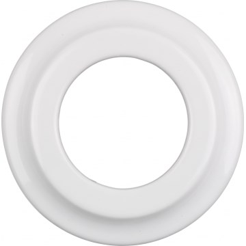 Elhard - Ramă retro din ceramică, simplă, albă
