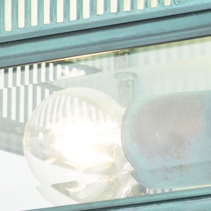 Elstead - Plafonieră de exterior HOLBORN 2xE27/60W/230V IP44 turcoaz