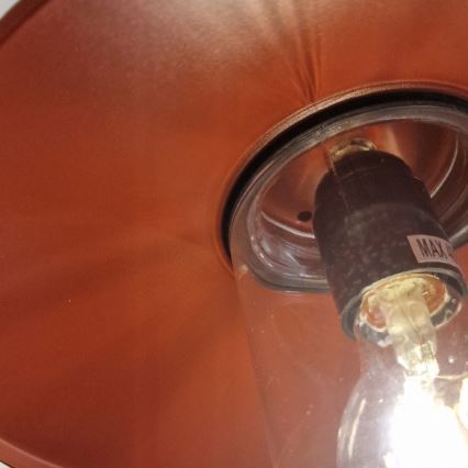 Elstead - Aplica de exterior KLAMPENBORG 1xE27/60W/230V IP44 roșie