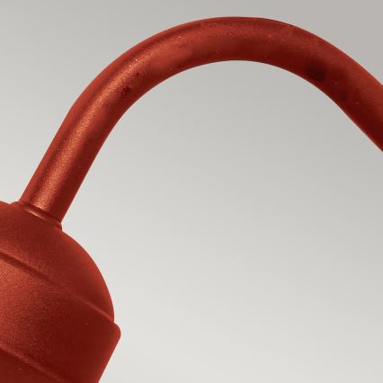 Elstead - Aplica de exterior KLAMPENBORG 1xE27/60W/230V IP44 roșie