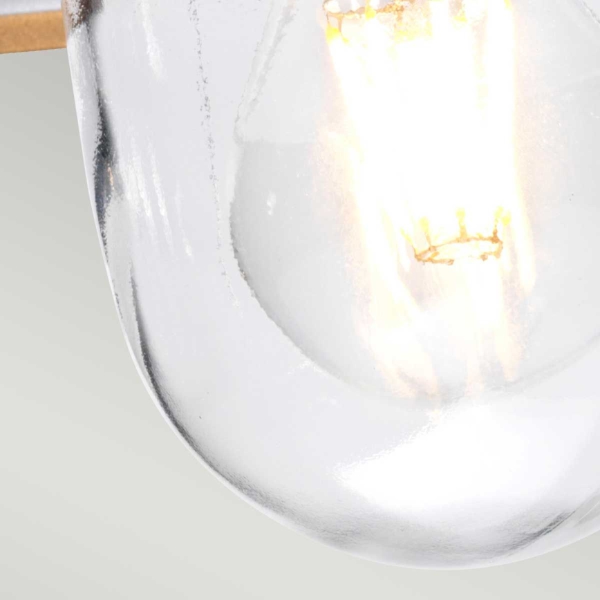 Elstead - Candelabru exterior cu lanț KLAMPENBORG 1xE27/60W/230V IP44 crom mat