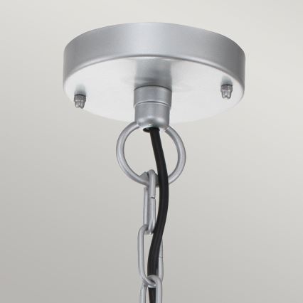 Elstead - Candelabru exterior cu lanț KLAMPENBORG 1xE27/60W/230V IP44 crom mat