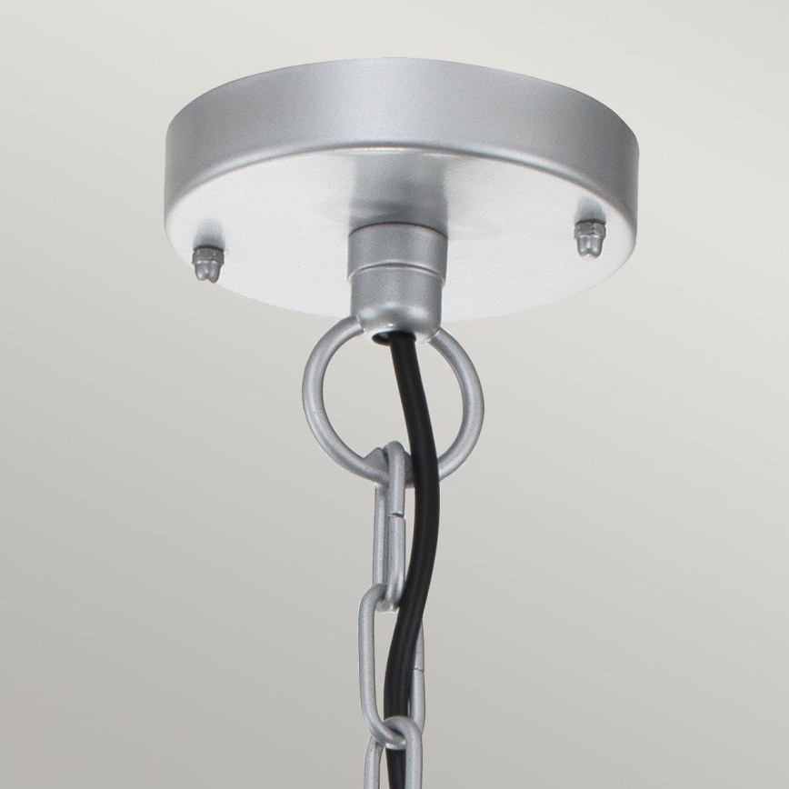 Elstead - Candelabru exterior cu lanț KLAMPENBORG 1xE27/60W/230V IP44 crom mat