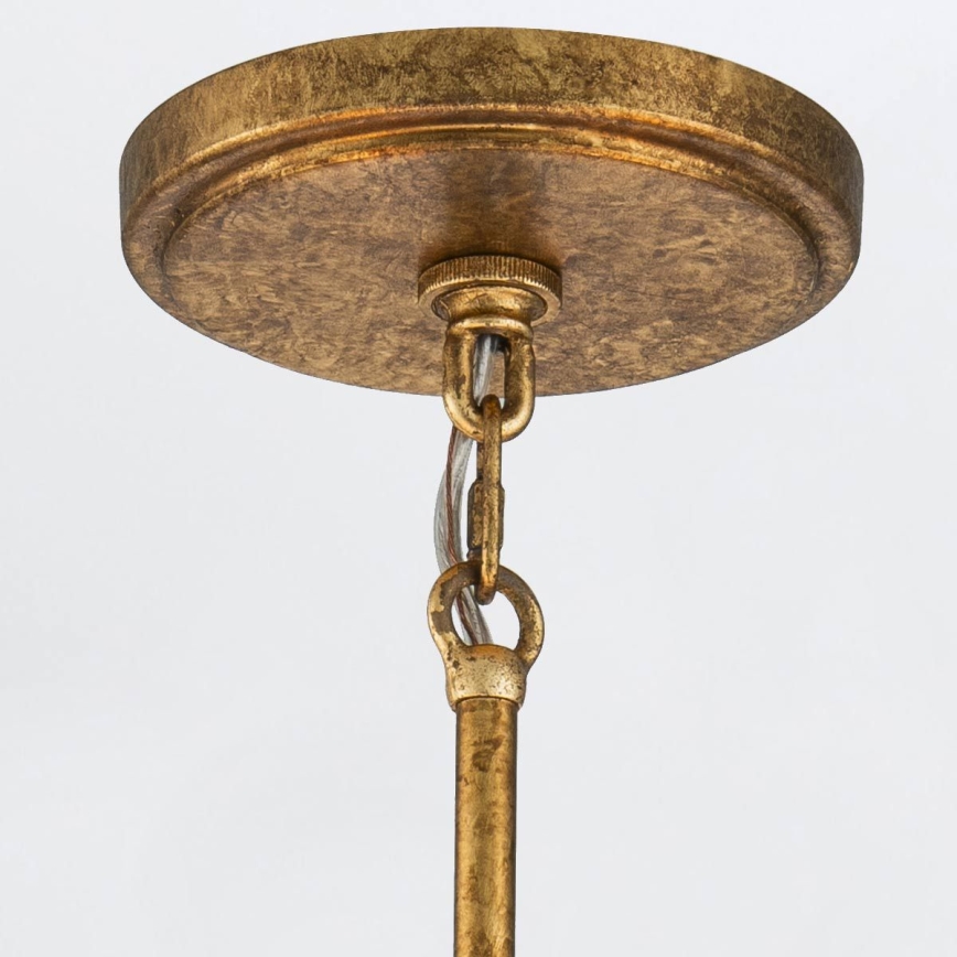 Candelabru pe tijă Elstead KRISTY, 3xE27/40W/230V, finisaj cupru