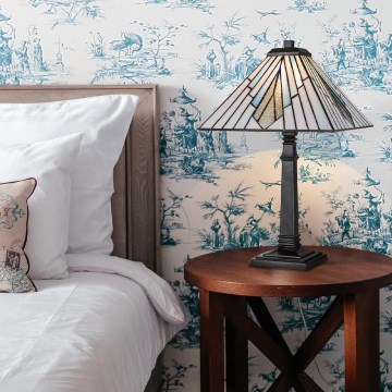 Elstead - Lampă de masă Tiffany ALDERLEY 1xE27/60W/230V