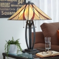 Elstead - Lampă de masă Tiffany ASHEVILLE 2xE27/60W/230V