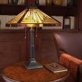 Elstead - Lampă de masă Tiffany STEPHEN 2xE27/60W/230V