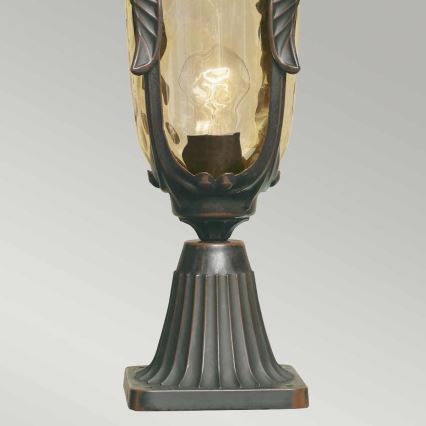 Elstead - Lampă de exterior PHILADELPHIA 1xE27/60W/230V IP44 bronz