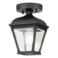 Elstead - Plafonieră de exterior BAYVIEW 1xE27/60W/230V IP44, neagră