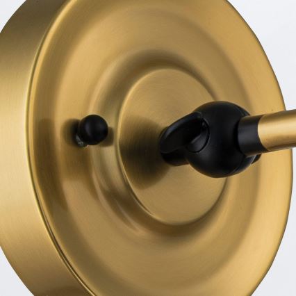 Elstead PV1-AB-MB - Aplică de perete PROVENCE 1xE27/60W/230V auriu/negru